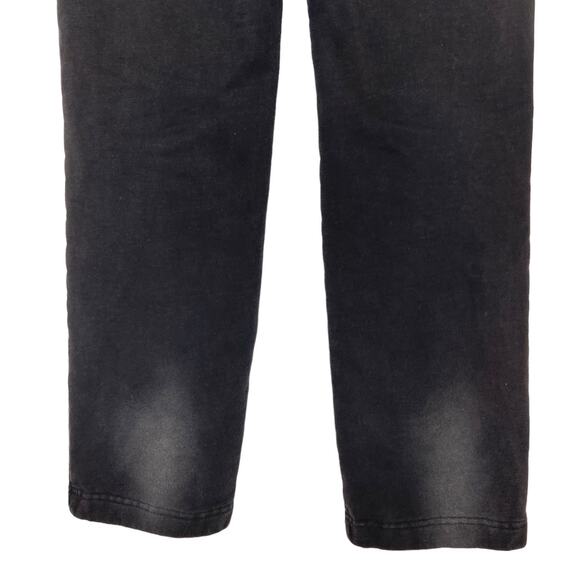 Comess Studios Sun Fade French Terry Wide Leg Black Sweatpants Size Large - Picture 6 of 8